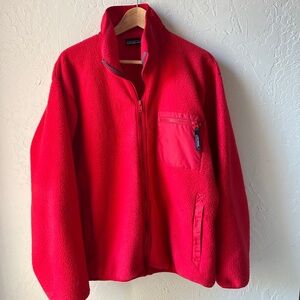 Patagonia Red Fleece Jacket L